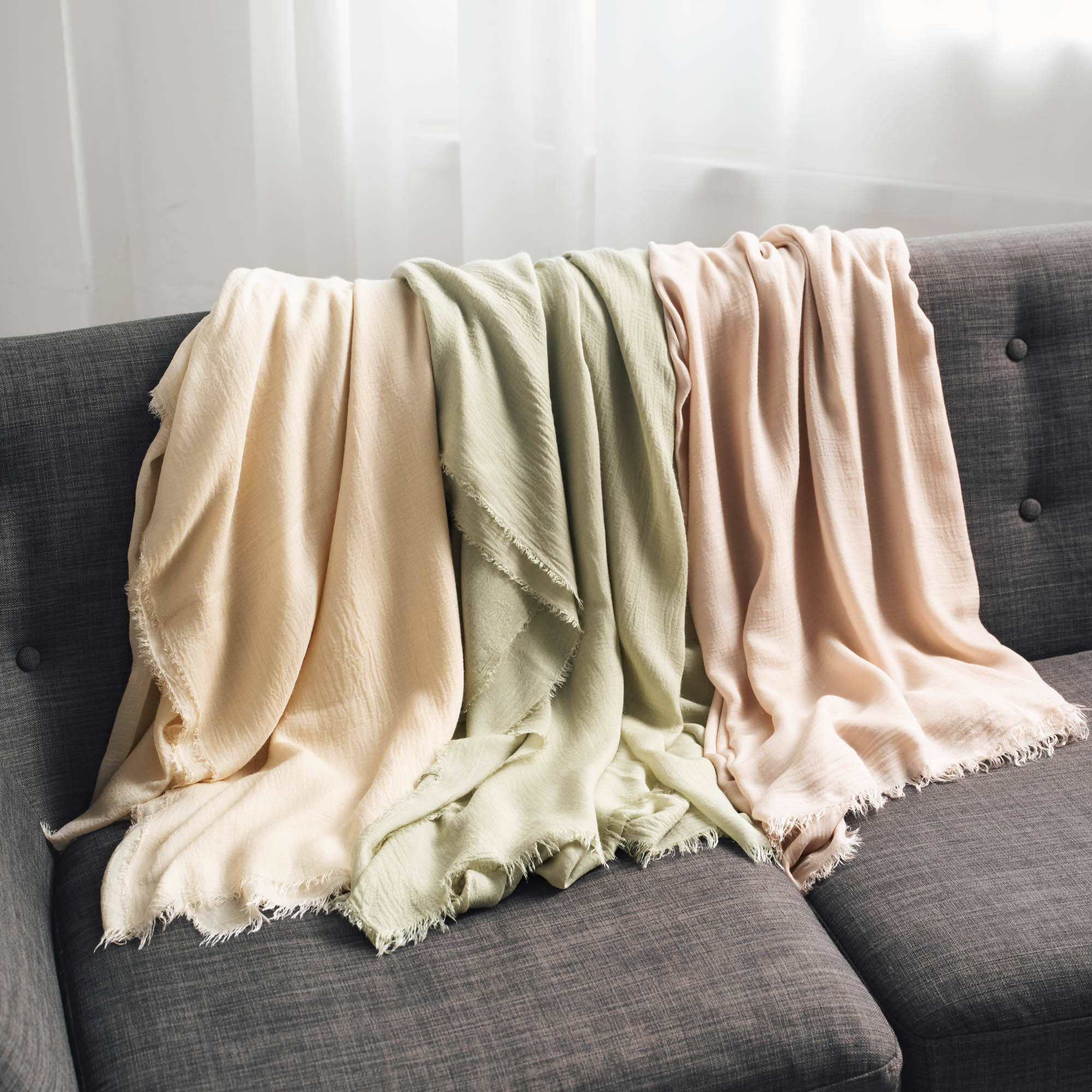 春におすすめ『モダールカシミヤ大判ストール』 | Maria Rouk（マリア  